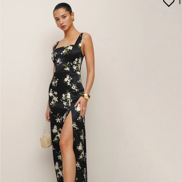 Reformation Solay Satin Dress - Picture 1 of 4